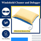 10 Pack Car Windshield Defogger Sponge Window Cleaner Tool No Scratch Large Windscreen Sponge Bulk Absorbent Mirror Car Glass Washing for Bug Tar Remover Scrubber Detailing Motorcycle