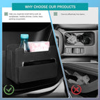 Foldable Car Storage Box,Multifunctional Seat Back Organizer,Trash Can, Auto Door Side Pocket,Storage Bag,Car Accessories Organizer Box