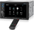 BV9364B Car Stereo DVD Player - Double Din, Bluetooth Audio/Hands-Free Calling, 6.2 Inch Touchscreen LCD Monitor, MP3 Player, CD, DVD, USB Port, SD, AUX Input, AM/FM Radio Receiver