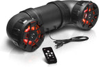 ATV65BRGB ATV Sound System - 6.5 Inch Speakers, Tweeters, IPX5 Weatherproof, Bluetooth, Built-in Amp, Multi-Color Illumination