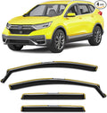 in-Channel Window Rain Guard for Honda CR-V 2017-2022 CRV Rain Guards Side Window Visors Low Profile Vent Visor Window Deflectors Vent Shades Car Accessories
