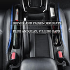 Car Seat Gap Filler Set of 2,Seat Gap Organizer, No Drop Seat Guard,Car Seat Accessories,Drop seat Gap fillers Between Seat and Console Stop Things from Dropping