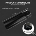 Large 7 Spline Lug Nut Socket, Car Wheel Lock Removal Tool, Replacement Lock Key for Aftermarket 7-Spline Wheel Nuts, for 21 mm (13/16 Inch) & 22 mm (7/8 Inch) Hex Socket Wrench