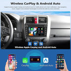 2G+64G Android Car Radio for Honda CRV 2007-2011 7” Touchscreen Car Stereo with CarPlay Android Auto Bluetooth FM GPS SWC WiFi Backup Camera