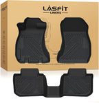 Floor Mats for Subaru Crosstrek 2016-2017/XV Crosstrek 2013-2015/Impreza 2012-2016/WRX 2015-2021,Custom Fit TPE All Weather Floor Liners 1st & 2nd Row for Subaru Car Mats, Black