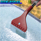 2 in 1 Snow Brush and Ice Scraper for Car Windshield, 22.83" Winter Automotive Window Snow Shovel with Ergonomic Foam Grip, Detachable Vehicle Windshield Deicer for Car, SUV, Truck (Red)