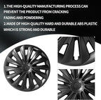 Wheel Cover for Tesla Model 3 Highland (2023-2025) Hubcaps 18 inch Hubcaps 4PCS Wheel Rim Cover Full Rims Cover ABS Hubcap for Tesla Model 3 Accessories