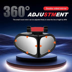 2 PCS Car Blind Spot Mirror, 360 Degrees Panoramic Adjustable Wide-angle Mirror, HD Waterproof Dual-sided Glass Reverse Parking Auxiliary Tools, Universal for Most Vehicles (Black)