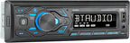 MPR210 Single DIN Bluetooth Car Stereo, Hands-Free, AM/FM, USB | Bluetooth hands-free calling and streaming, push-to-talk assistant, USB playback and charging