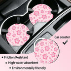 Pink Hibiscus Flower License Plate Frames,Tropical Floral Car Accessories for Women and Men ，Cute Aluminum License Plate Frame Fits Standard US Vehicles Size 12.2 x 6 Inch (Pink-Hibiscus Flower)