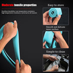 JDDRY Steering Wheel Cover - Silicone Protector - Universal Fit - Light Blue (1PC)