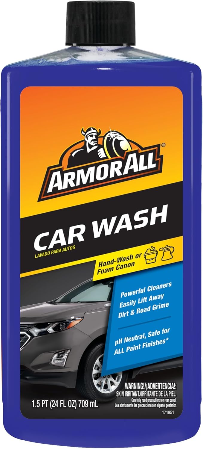 Car Wash Soap, Powerful Car Cleaner Foam Soap That Lifts Away Dirt, and Preserves Wax, 24 Fl Oz