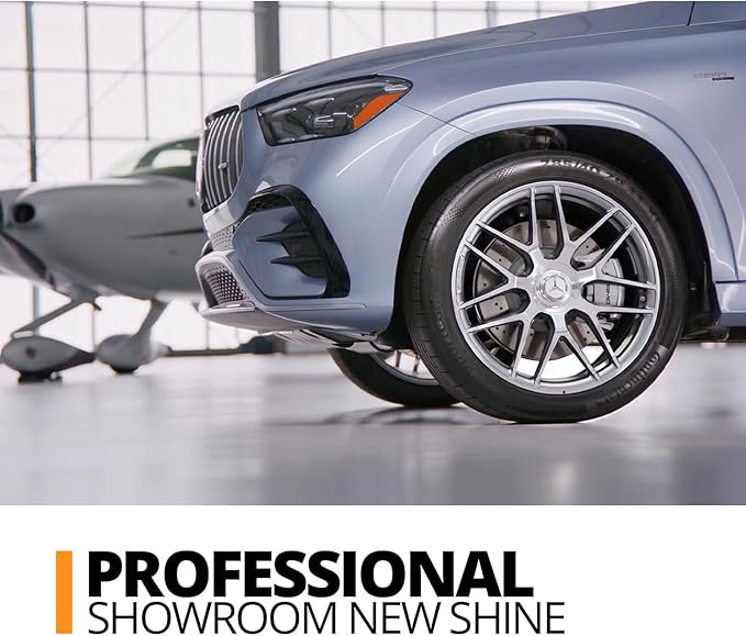 Rapid Ceramic Tire Coat - Long-Lasting Deep Black Tire Shine | Lasts up to 10X longer than traditional tire dressings with a natural satin and a no-sling ceramic finish. Car, truck, & SUV