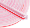 Rubber Edge Trim U Channel, 1/16" Self Adhesive Sheet Metal Edge Guard Protector, EPDM Seal Strip for Car Doors, Steel Plates, Glass, Hatches, Table Corners, Fit 1/16"(1.6mm), 20Ft, Clear