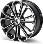 New 17x7" 17 Inch Premium Aluminum Alloy Wheel Rim Compatible with Toyota Corolla 2014-2016 | OEM Design, Alloy Replacement Wheel, Super Duty Car Rims Replacement - OE Stock Specs, Gloss Black