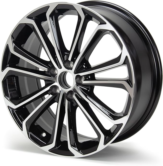 New 17x7" 17 Inch Premium Aluminum Alloy Wheel Rim Compatible with Toyota Corolla 2014-2016 | OEM Design, Alloy Replacement Wheel, Super Duty Car Rims Replacement - OE Stock Specs, Gloss Black