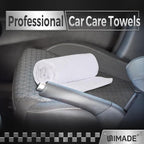 Shop Towels, 100 Pack Commercial Grade Work Rags Microfiber Towels for Cars Cleaning Rags Bulk Detailing Cloth for Automotive Bar Mechanic Restaurant Garage Housekeeping, 11.5"x 11.5", White