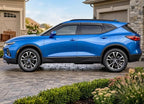 2019-2026 Tape-On Rain Guards for Chevrolet Chevy Blazer (Crossover) Side Window Visor Deflectors LT RS Premier Durable Tinted Shades 2020 2021 2022 2023 2024 2025