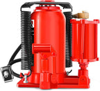 ‎ Air Hydraulic Bottle Jack - 20 Ton (40,000 lbs) Capacity, Manual Handle and Air Pump for Car Pickup Truck RV Auto Repair,TOOLS-00323