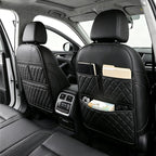 ROXAI 2 Pack Kick Mats Back Seat Protector, Seat Back Cover for Kids Feet, Anti-Kick Pad for Back of Front Seats – Waterproof, Keep Car Clean from Dirt, Scuffs & Stains