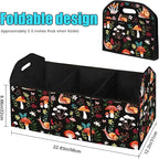 Mushroom Collapsible Trunk Organizer Automotive Storage Car Multicompartment Large Capacity