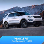 in Channel Window Deflectors for Ford Explorer 2011 2012 2013 2014 2015 2016 2017 2018 2019 Vent Window Visors,Rain Guards-4PCS