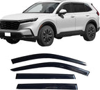 4PCS Tape-On Window Deflectors Rain Guards for 2023-2025 Honda CRV(CR-V) | Exterior Window Visors for CR-V 23-25,Tool-Free Installation,Noise Reduction,Shatterproof Sun Smoke Guard Vent Visors