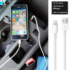 10FT iPhone Charger Lightning Cable, USB A to Lightning Fast Charging Cable for iPhone 14, 14 pro max,13 Plus,SE 2nd/12/11/Xs/XR, iPad 4/5/6/7/8, Mini 2/3/4/5, Air 2/3 Carplay Charging Cord
