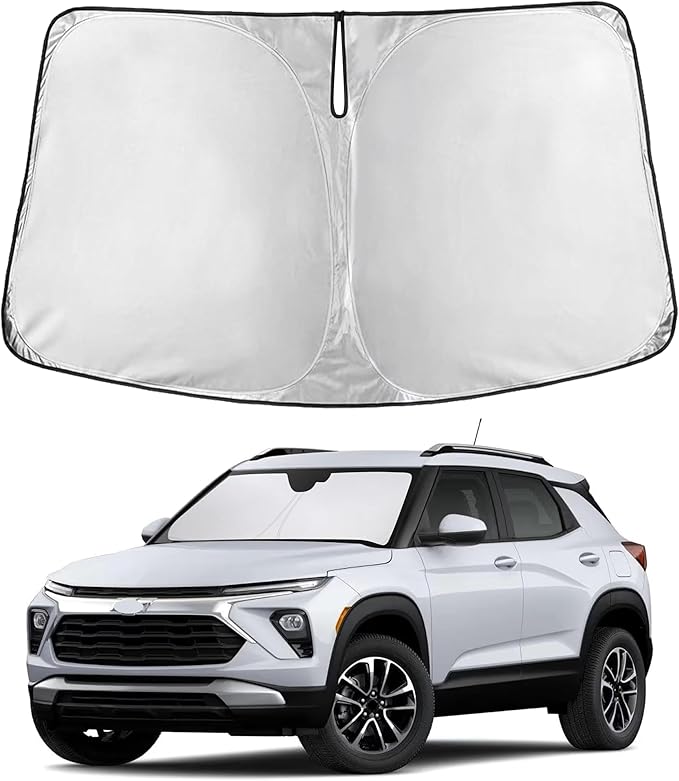 Windshield Sunshade Compatible for Chevrolet Trailblazer 2021-2024 2025 2026, Sun Visor for Front Windshield & Window Sun Shade Cover, UV Heat Blocker & Protector, Car Accessories