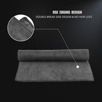 Car Microfiber Towels, Sport & Workout Towel - Gym, Exercise, Fitness, Spa, Ultra Soft, Super Absorbent, Fast Drying Premium Microfiber, 320gsm, 16in x 27in, Midnight (3-Pack)-MT036