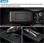 Center Console Armrest Cover Applicable to Ford Bronco 2021 2022 2023 2/4 Doors, Waterproof Car Interior Accessories Arm Rest Pad Cover Protector, Black