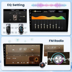 8 Core 4+64G Car Stereo for Honda CRV 2007-2011 Radio with Wireless Carplay Android Auto, 9'' Touchscreen for Honda CRV GPS Navigation Bluetooth WiFi Rear Camera FM Mirrorlink Split Screen SWC
