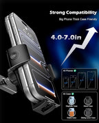 for Hyundai Ioniq 5 Magnetic Phone Mount, Wide Clamp for 4-7.2 inch Smartphones, Metal Dashboard Phone Holder for 2022-2025 Ioniq5 2026 Ioniq 9, 2024-2026 Sonata Kona & 2025-2026 Tucson