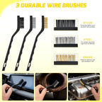15PCS Car Detailing Kit Auto Cleaning Tools Wash Set with Storage Carry Bag Beginners Easy to Use for Interior Exterior Car Care Clean Windshield Dashboard Seat Air Vents Wheels Tires, Yellow