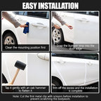 13.1Ft (4M) Car Door Edge Guards, Rubber U Shape Automotive Door Entry Guard Protector Strip, No Glue Required, Universal Vehicle Doors Edge Trim, Exterior Car Accessories (White, 13.1FT)
