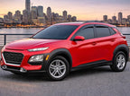 2018-2023 Tape-On Rain Guards for Hyundai Kona Side Window Visor Deflectors Se Sel Plus Night Limited Ultimate Durable Tinted Shade 2019 2020 2021 2022