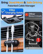 YRU True Military-Grade [360° Rotation Suction] 2026 Ultimate Car Phone Holder Mount 【90+LBS Safest Strongest & Patent Certs】 Dashboard Windshield Vent for iPhone 17 16 Pro Max Samsung, Royal Blue