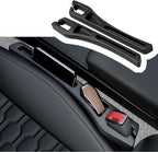 2PCS Car Seat Gap Filler Organizer,2 in 1 Car Gap Filler with Fill and Storage Function for Storing Phones Keys Cards,Universal Multifunctional No Drop Seat Guard for Cars