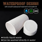 Car Trash Can with Lid-2Pack, Leakproof Garbage Can with 80 Attached Trash Bags, Mini Essential Car Accessories for Interior for Car, Home, Office（White）