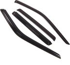 WD2-269 Dark Smoke 4 Pcs Set Window Visor (Outside Mount) Deflector Rain Guard Compatible with 1993-1998 Jeep Grand Cherokee