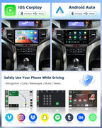 4+64G Android 15 Car Radio for Acura TSX 2009-2014/Honda Accord 2008-2012, 9" 1280 * 720 Incell Touchscreen Car Stereo Wireless CarPlay Android Auto, 5GHz WiFi, Bluetooth 5.0, EQ, GPS, Backup Cam, SWC