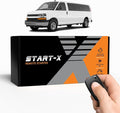 Remote Starter Kit for Chevrolet Express & GMC Savana (2018, 2019, 2020, 2021, 2022, 2023) Vehicles with Key Ignition | Plug & Play Install | 3X Lock to Remote Start | Zero Wire Splicing