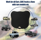 Car Seat Cushion for Driving,Premium Memory Foam Car Cushion for Better Visibility, Non-Slip Hip & Lower Back Tailbone Cushion, Car Seat Cushion Driver Booster for Short People, Truck(Black