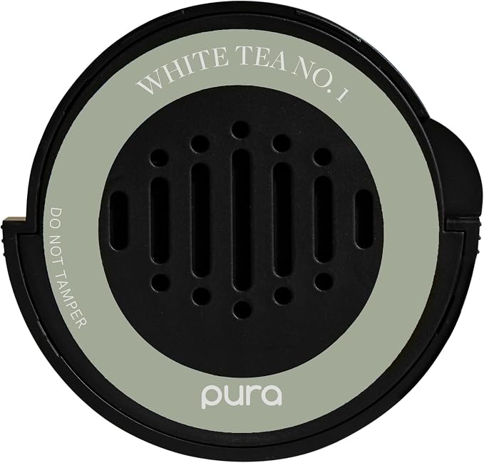 Car Scent Refill - Fragrance for Car Diffuser - Clean & Safe Luxury Diffuser Scent - Long-Lasting Fragrance for 30 Days of Aroma - White Tea No. 1