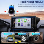 Car Phone Holder Fit for Toyota RAV4 Hybrid LE/XLE/Premium 2019-2025 W/Dash Tray Storge Box Organizer, Cell Phone Mount for RAV4 Accessories 7/8 inch Touch Screen (Not Fit 9/10.5 inch)
