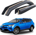 Goodyear Shatterproof in-Channel Window Deflectors for Toyota RAV4 2013-2018, Rain Guards, Window Visors for Cars, Vent Deflector, Car Accessories, 4 pcs - GY003486