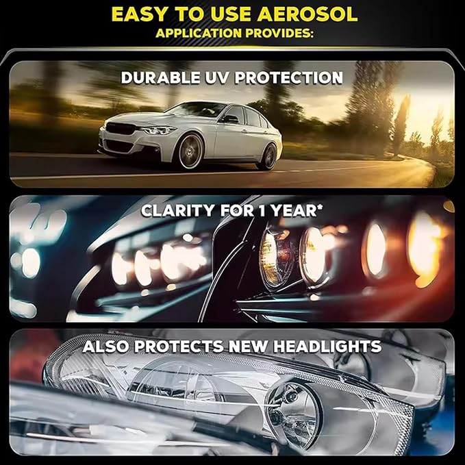 Car Headlight Restoration Polishing Kits,Headlight Restoration Kit,Headlight Cleaner And Restorer Kit,Headlight Cleaner,Multifunctional Car Headlight Polishing for All Vehicle Types (1Set)