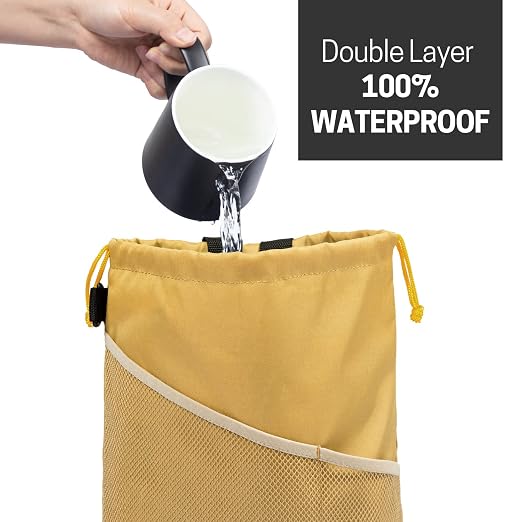 2PCS Hanging Car Garbage Can - Waterproof Leakproof Trash Bag | Car Trash Can with Durable Leakproof Lining, Keeps Vehicle Clean and Neat