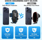 3-in-1 Car Phone Mount Strongest Suction & Clamp | 2026 Upgraded Design, 122lb Suction, 360° Adjustable Car Mount, Dashboard/Vent/Windshield Mount, iPhone & Samsung Compatible