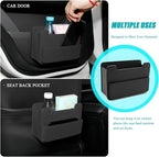 Foldable Car Storage Box,Multifunctional Seat Back Organizer,Trash Can, Auto Door Side Pocket,Storage Bag,Car Accessories Organizer Box